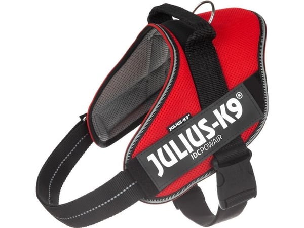 Julius-K9 K9 IDC POWAIR sele, Str.: 2, rød, 71-96 cm