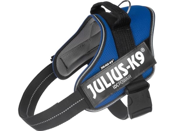 Julius-K9 K9 IDC POWAIR sele, Str.: 1, blå, 63-85 cm