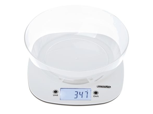 Keittiövaaka Adler keittiövaaka kulholla | MS 3179w | Asteikko 1 g | Näytön tyyppi LCD | Valkoinen | Valkoinen