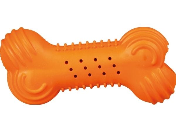 TRIXIE 34848, hund, bein, flerfarget, gummi, 110 mm