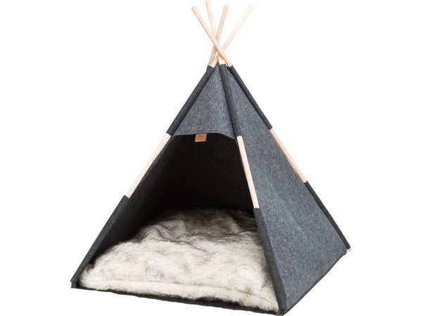 Trixie Tipi cave, felt, 70 × 70 × 70 cm, anthracite