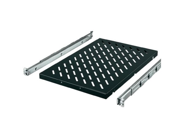 Rittal - Rack-hylle - RAL 9005 - 1U - 19" - for TS IT