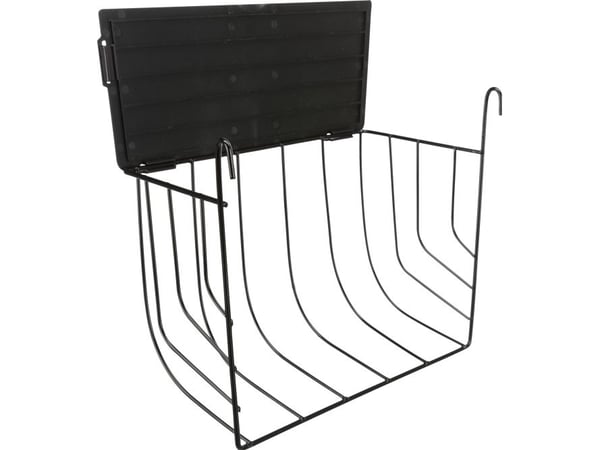 Trixie Høhæk til ophæng m. låg, metal, 25x18x12 cm, sort