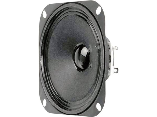 Visaton VS-R10S/8, 20 W, 30 W, 8 O, 100 - 13000 Hz, Sort, 102 mm