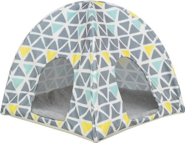 Trixie Sunny wigwam,guineapig/dwarfrabbit,37×35×37cm,mul.color/grey