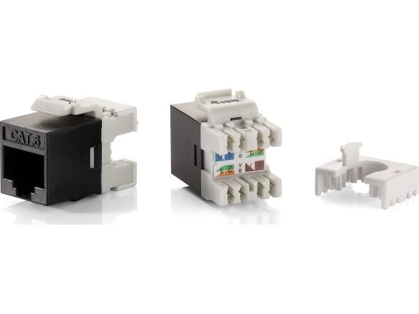 Equip 769212, Sort, Grå, Gull, IS0/IES 11801, EN 50173, 14,5 mm, 20,5 mm, 31,6 mm
