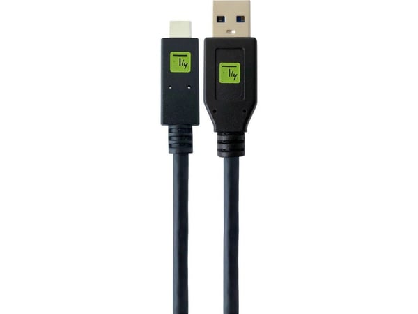 Techly ICOC MUSB31-CMAM10T, 1 m, USB A, USB C, USB 3.2 Gen 1 (3.1 Gen 1), 5 Gbit/s, Sort