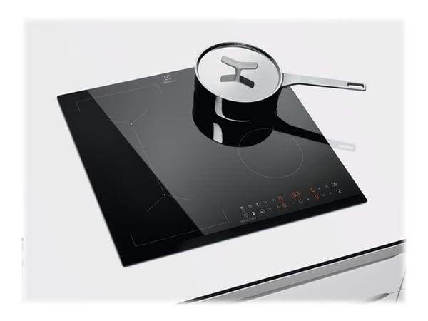 Electrolux LIV63431BK, Musta, Kiinteä, 60 cm, Keittoalueinduktioliesi, Lasi, 4 alue(tta)