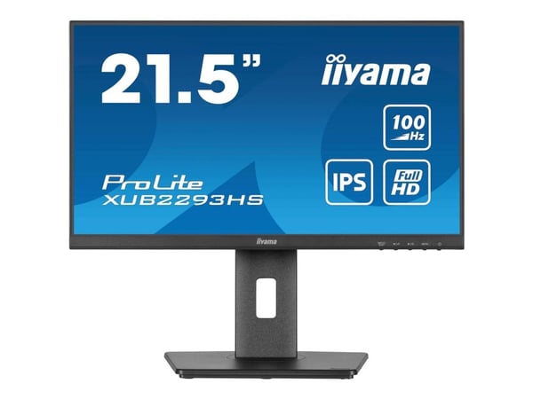 IIYAMA XUB2293HS-B6 21,5-tums IPS FHD LED 100Hz 300cd/m2 1ms HDMI DP Högtalare
