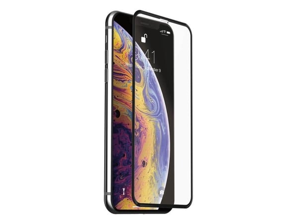 Just Mobile Xkin 3D herdet glass til iPhone XS Max - svart kant