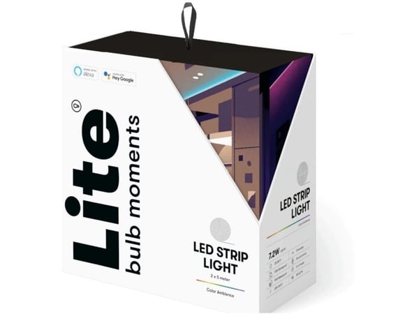 Lite Bulb Moments - Ljusslinga - LED - 7.2 W (motsvarande 100 W) - klass G - 5 m (paket om 2)