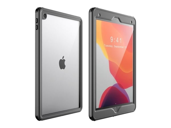 Pipetto iPad 10.2" Rugged Splashproof-skal - Black/transparent