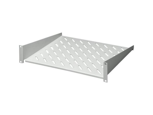 Rittal - Rack-hylle - lysegrå - 2U - 19" - for RiPatch