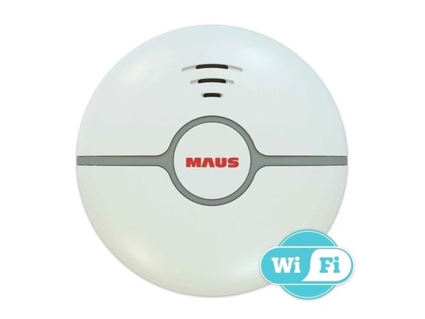 MAUS Rauch Wifi - brannalarm - hvit