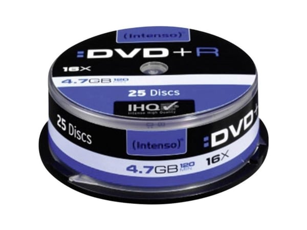 Intenso - 25 x DVD+R - 4.7 GB 16x - spindel