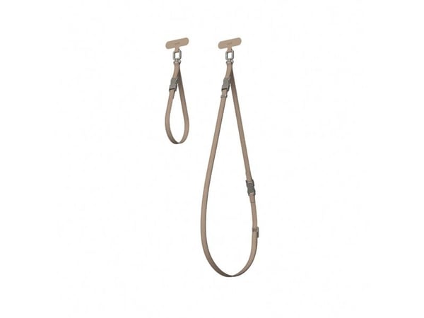 Moshi 2-i-1 håndledds-/kroppsstropp - Woodsmoke Brown