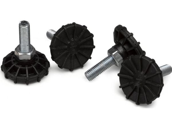 Equip EZF-1, Rackfot, Sort, Sølv, Tyrkia, 40 mm, 40 mm, 60 mm