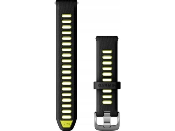 Garmin Accy, erstatningsstropp, Forerunner 265S, Juodas, 18 mm (010-11251-A3)