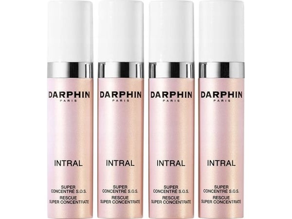 Darphin-sett Intral - Rescue Vitamin E, Soothe/Stabilize & Strengthen, Concentrate, ansiktsserum 4 stk á 7 ml (for kvinner)