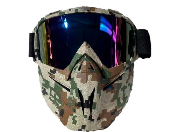Full ansiktsmask till Gel blaster, Camo Full ansiktsmask till Gel blaster, Camo