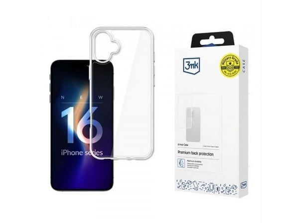 3MK Armor, Etui, Apple, iPhone 16, 15,5 cm (6.12"), Gjennomsiktig