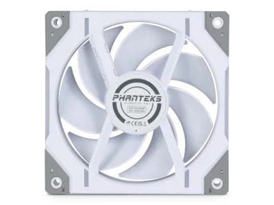 Phanteks D30-120, Tuuletin, 12 cm, 250 RPM, 2000 RPM, Valkoinen