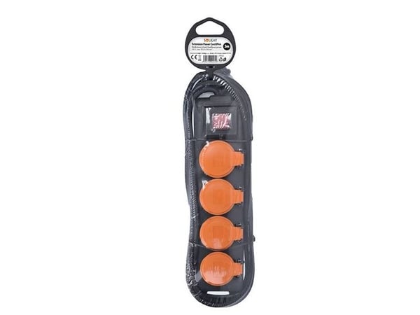 Solight PP332, 3 m, inomhus, Typ E, Typ E, Rak, IP44