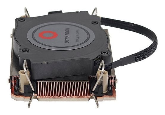 Dynatron S3-4710, Luftkjøler, 8 cm, 2000 RPM, 8600 RPM, Svart, Grå