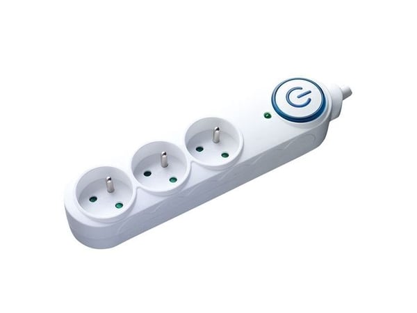 Solight PO39, 150 J, 3 AC-utganger, Type E, 230 V, 10 A, 4500 A