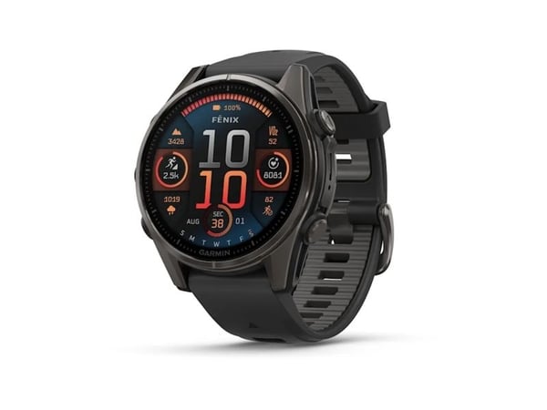 Garmin fenix 8, 3,3 cm (1,3"), AMOLED, kosketusnäyttö, 32 GB, Wi-Fi, GPS (satelliitti)
