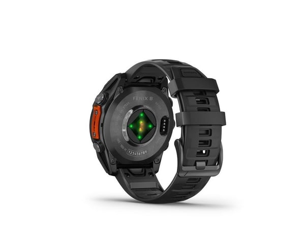 Garmin Fenix 8, 3,56 cm (1.4"), AMOLED, Kosketusnäyttö, 32 GB, Wi-Fi, GPS (satelliitti)