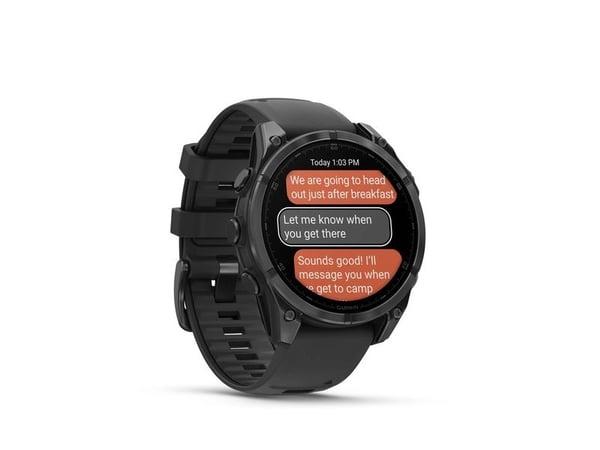 Garmin Fenix 8, 3,56 cm (1.4"), AMOLED, Kosketusnäyttö, 32 GB, Wi-Fi, GPS (satelliitti)