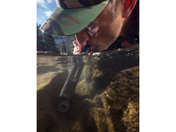 LifeStraw LSPSPDGWW, Manuelt vannfilter, Grå