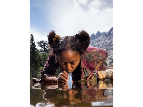 LifeStraw LSPSPDGWW, Manuelt vannfilter, Grå