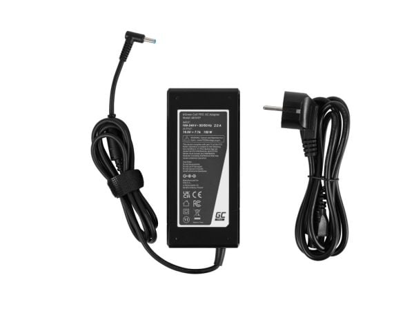 Strømforsyning Lader TPN-DA03 Green Cell PRO 19,5V 7,7A 150W for HP ZBook 15 G3 G4 G5 G6 Omen 15-bs092nf