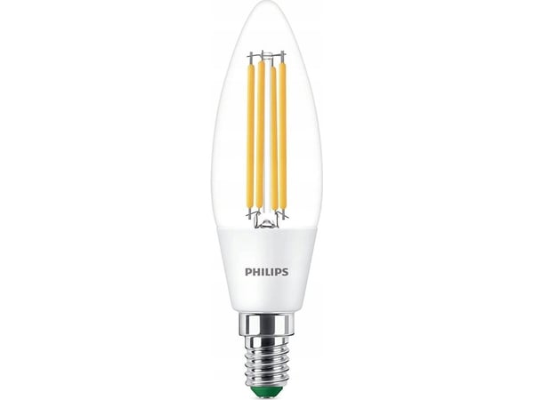 LED CLA 40W B35 E14 3000K CL UE 2PF/SRT
