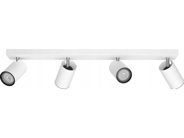 Philips Påbygd spotlys, Overflateegnet, GU10, 4 ampuller, LED, 220-240 V, Hvit