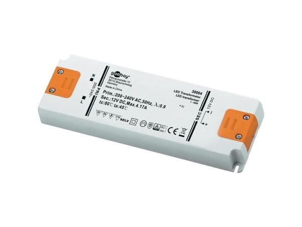 LED-transformator 12 V (DC)/50 W