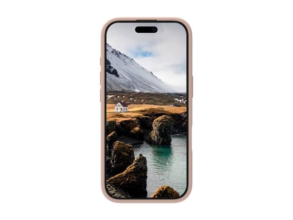 dbramante1928 Monaco - Baksidedeksel for mobiltelefon - silikon, plastikk - rosa sand - for Apple iPhone 16 Pro