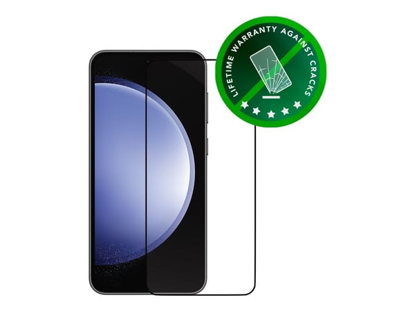 dbramante1928 Eco-shield - Skjermbeskyttelse for mobiltelefon - rammefarge svart - for Samsung Galaxy S23 FE