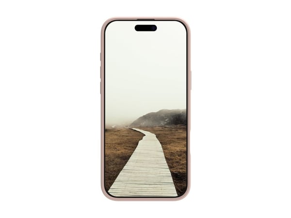 dbramante1928 Greenland Pro - Baksidedeksel for mobiltelefon - Qi - MagSafe-samsvar - plastikk - rosa sand - for Apple iPhone 16