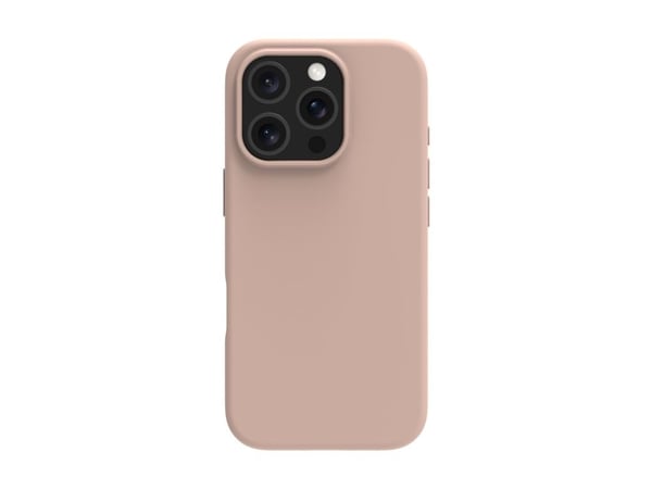 dbramante1928 Monaco - Baksidesskydd för mobiltelefon - silikon, plast - rosa sand - för Apple iPhone 16 Pro