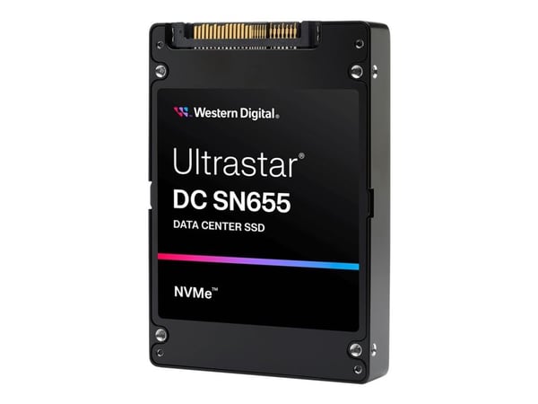 WD Ultrastar DC SN655 WUS5EC0B1ESP7Y3 - SSD - datacenter - 30.72 TB - inbyggd - 2.5" - U.3 PCIe 4.0 (NVMe)