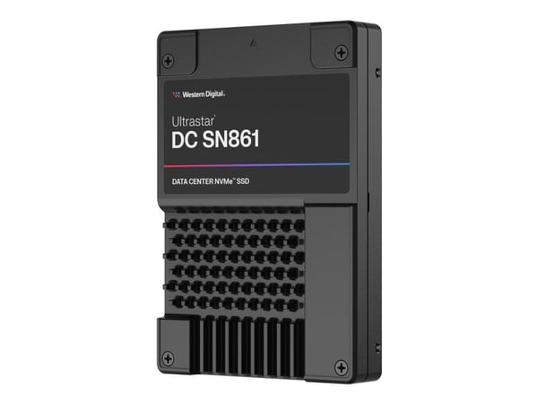 WD Ultrastar DC SN861 WUS6BA176PSP9X3 - SSD - datacenter - 7.68 TB - inbyggd - 2.5" - U.2 PCIe 5.0 x4 (NVMe)