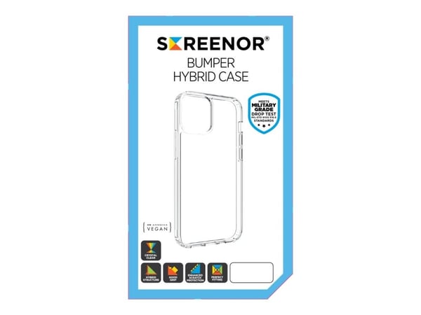 Screenor 25619SB, Suojus, Apple, iPhone 16 Plus, 17 cm (6.7"), Läpinäkyvä