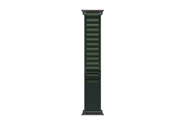 Apple Watch Ultra 2 - 49 mm - svart titan - smartklokke med Alpine Loop - tekstil - mørkegrønn - båndbredde: L - 64 GB - LTE, Wi-Fi 4, UWB, Bluetoo...