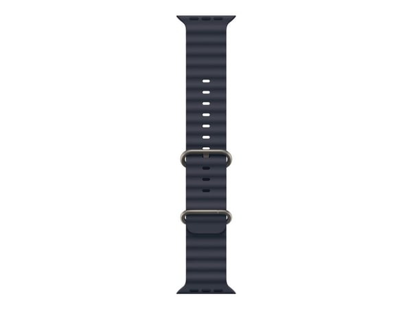 Apple - Bånd for smart armbåndsur - 49mm, natural titanium finish - 130 - 200 mm - marineblå