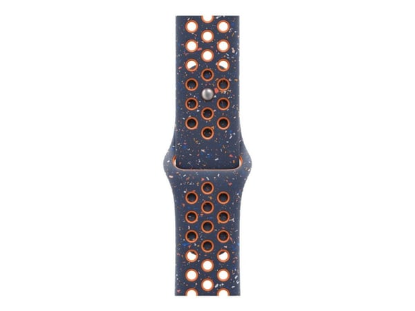 Apple MC2F4ZM/A, Ranneke, SmartWatch, Sininen, Oranssi, Apple, Apple Watch Mallit 38mm, 40mm, 41mm, Fluorielastomeeri