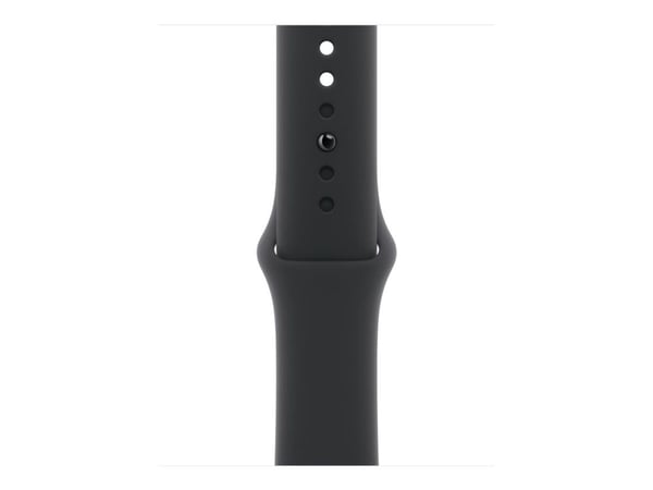 Apple - Band för smart klocka - 42mm - storlek M/L - svart - för Watch Hermès Series 7, Hermès Series 9, SE 3, Series 10, Series 11, Series 8, Seri...
