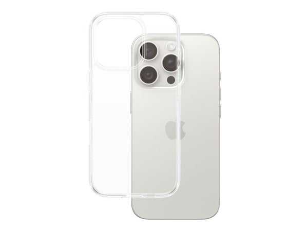 PanzerGlass HardCase - Baksidedeksel for mobiltelefon - polykarbonat, termoplast-polyuretan (TPU) - gjennomsiktig - for Apple iPhone 16 Pro